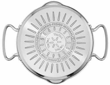 Tefal Набор посуды Duetto Plus, 10 предметов, нержавеющая сталь, стекло