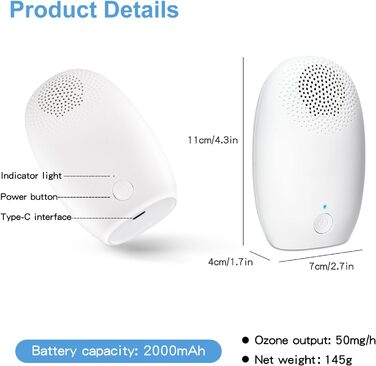 Нейтралізатор запахів для холодильника 2000 мАг Home Care Wholesale