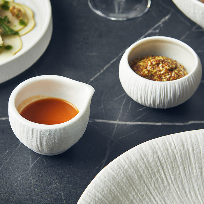 Молочник 100 мл без ручки, Incise Porcelain Lucine, GenWare