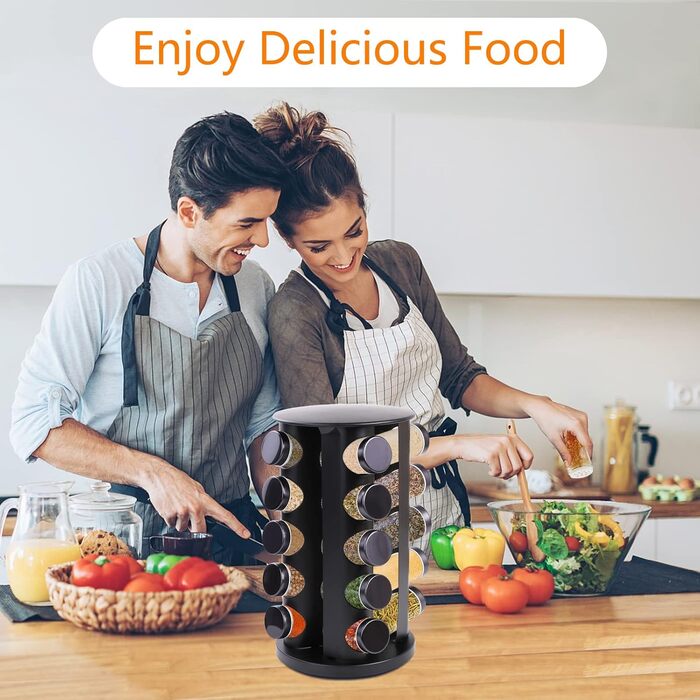 Карусель для спецій на 20 баночек Yunkctuk