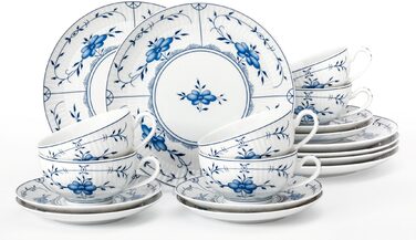 Чайный сервиз на 6 персон, 18 предметов, большой Бессмертник Amina Seltmann Weiden