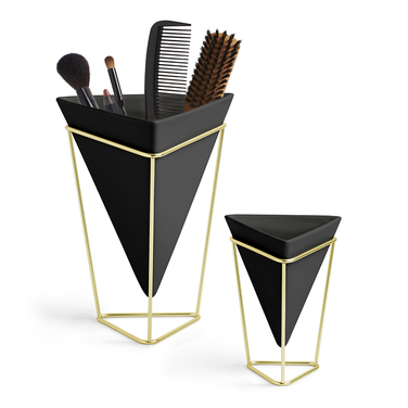 Декор настільний trigg чорний-латунь Umbra