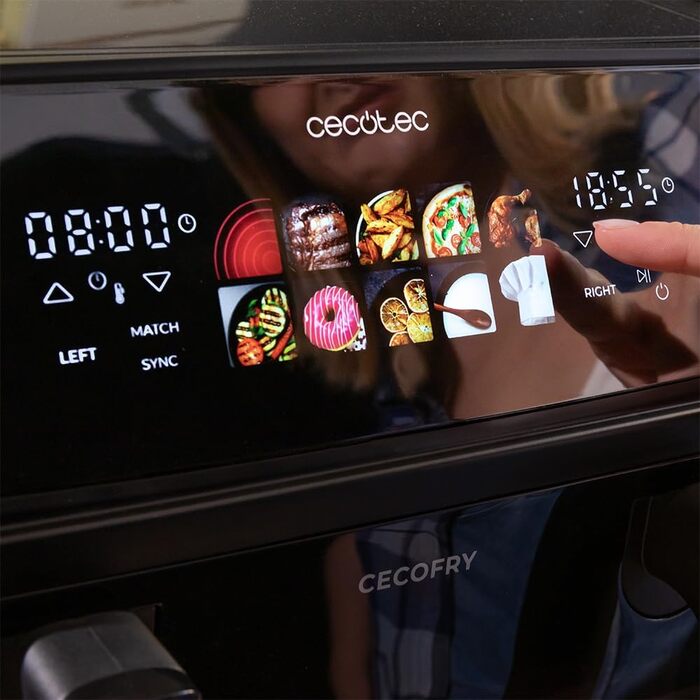 Мультипіч 2800 Вт Cecofry&Grill Duoheat 10000 Cecotec