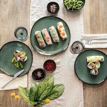 Сервірувальна тарілка 31,8 х 31,5 см зелена Lave Villeroy & Boch