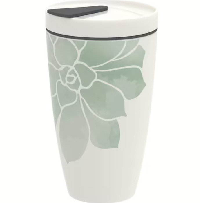 Термокухоль дорожній 0,35 л, зелена квітка Coffee to Go Villeroy & Boch