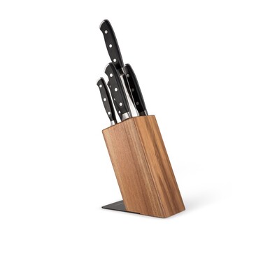 Набір Fissman ножів 6 пр. AKAMATSU на дерев'яній підставці 3Cr14 сталь (2707)