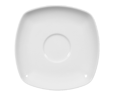 Блюдце до чашки для кави / чаю квадратне 14.5 см біле Sketch Basic Seltmann