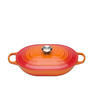 Жаровня 31 см овальна Oblong Flame Le Creuset