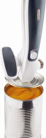 Відкривачка Zyliss Strong Boy 2, ABS, TPE, нержавіюча сталь, нейлон, посилений ПВХ, сірий, 23 x 5 x 4 см, E46145 (консервний нож із замком і підйомом)