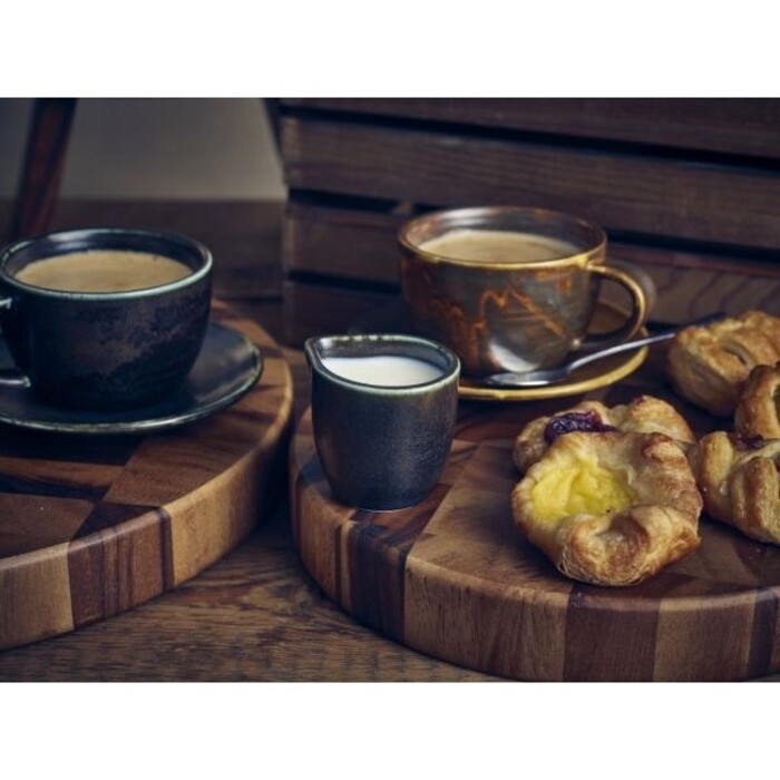 Молочник 90 мл, Terra Porcelain Black, GenWare