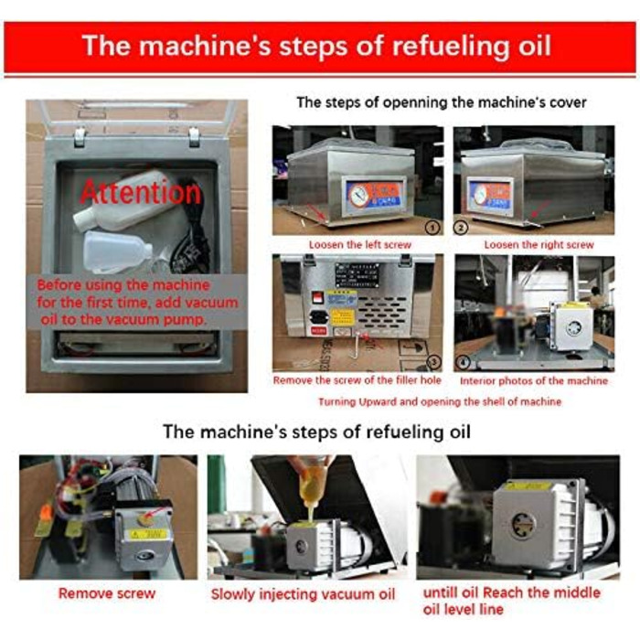 Вакуумный упаковочный аппарат из нержавеющей стали 120 Вт SHIOUCY