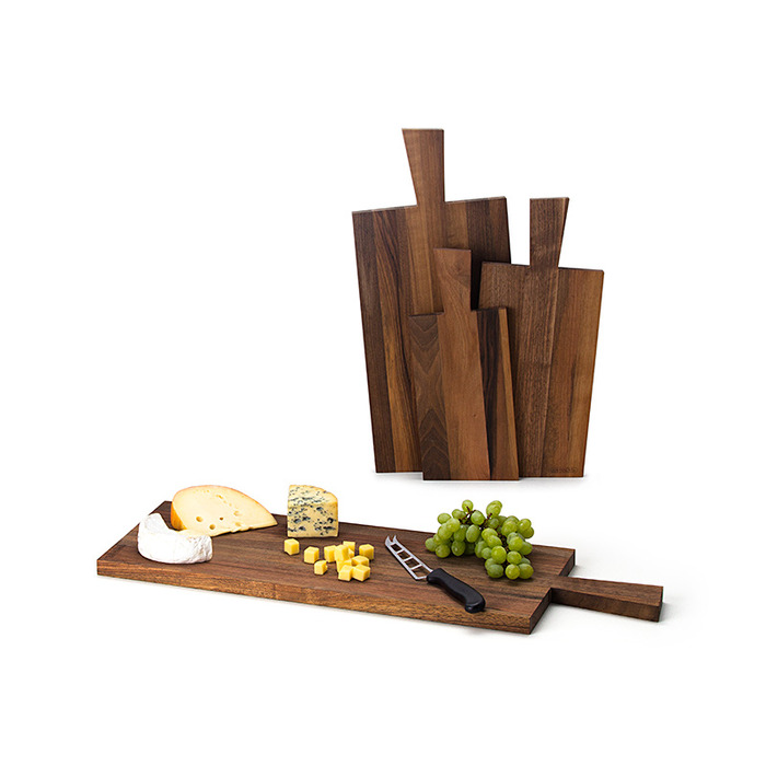 Обробна дошка, горіх 69 x 23 x 2 см Continenta