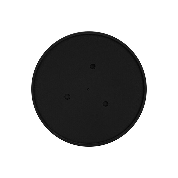 Підставка Fissman для кухонних ножів та ножиць 11x22 см кругла, колір ЧОРНИЙ пластик (12879)