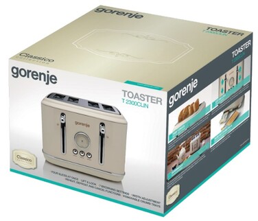 Тостер Gorenje T2300CLIN (T3223BE) (6984811)