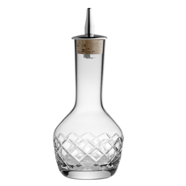 Пляшечка для біттерів 90 мл, 7 x 7 x 13 см, з алмазним візерунком, Urbanbar (Урбанбар)