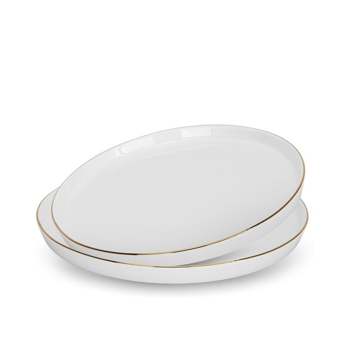 Набір з 2-х тарілок Fissman 27 см FLOREE порцеляна (3660)