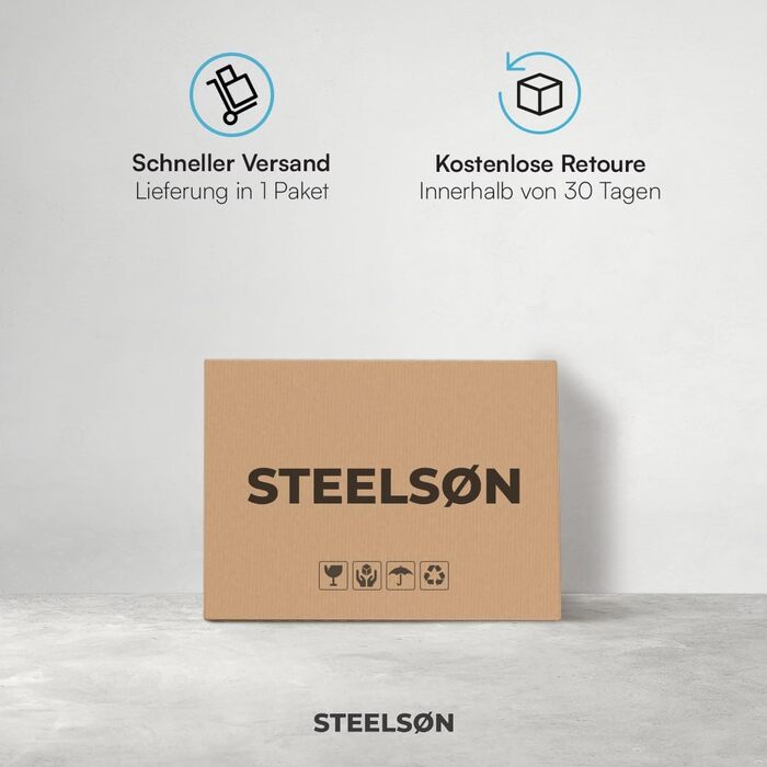 Складаний стіл для кемпінгу 180 х 74 см STEELSØN