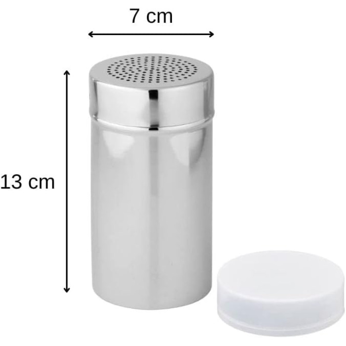 Шейкер з кришкою 7x13 см, тонкий Fackelmann