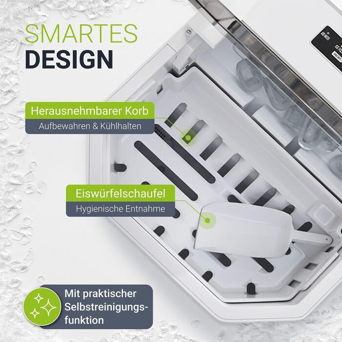 Льодогенератор 1,2 л 12 Вт Juskys