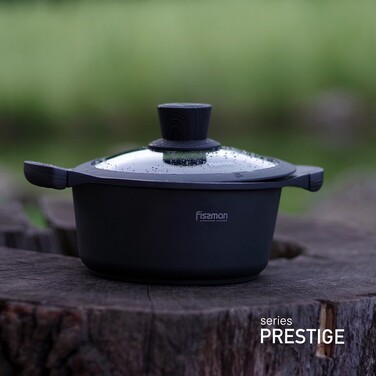 Каструля зі скляною кришкою 24 см 4,3 л PRESTIGE Fissman