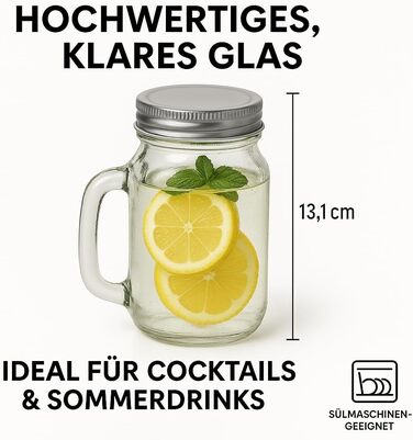 Набор из 12 стаканов для питья с крышкой 450 мл желтый gouveo