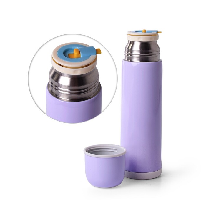 Термос для чаю та кави Fissman 480 мл ліловий (9659)