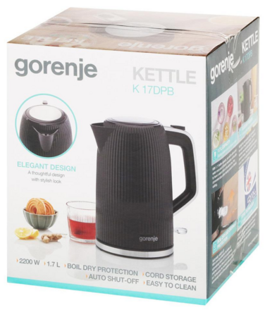 Електрочайник Gorenje K17DPB (7040726)