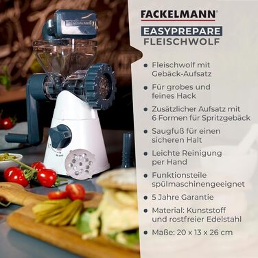 М'ясорубка 20 см х 13 см х 26 см Fackelmann