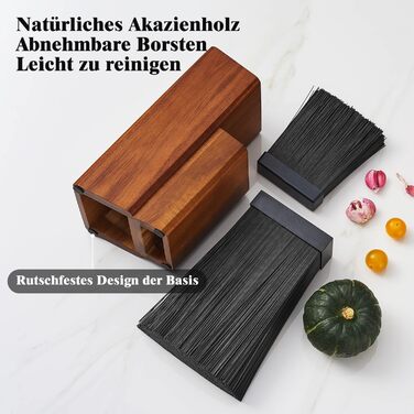 Блок для ножів із деревини акації ENOKING