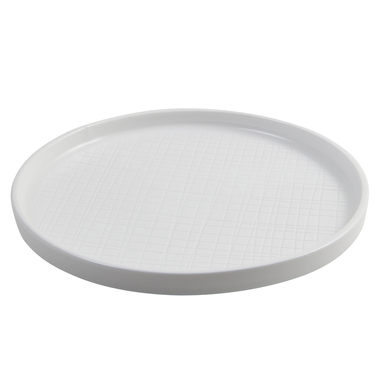 Тарелка презентационная 20*2.2 см с низким вертикальным бортом, Incise Porcelain Lavara, GenWare