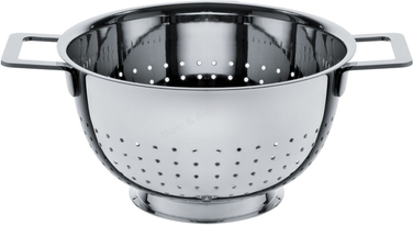 Дуршлаг с подставкой 22 см металлик Pots & Pans Alessi
