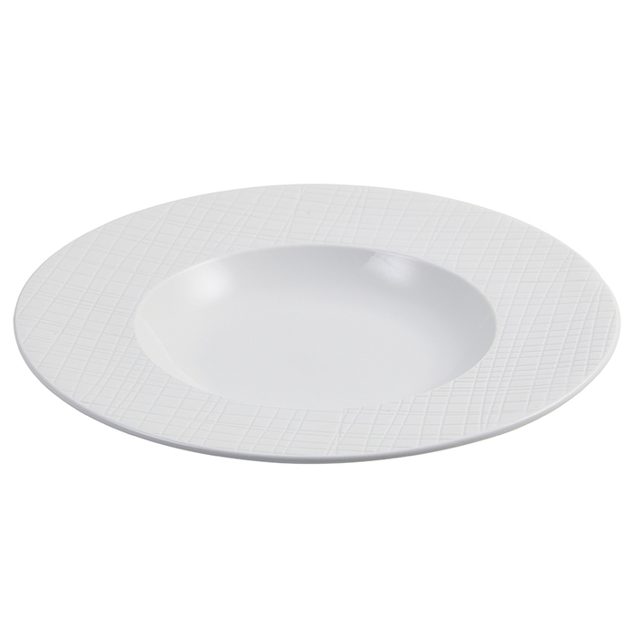 Тарілка для пасти 24 см, Incise Porcelain Lavara, GenWare