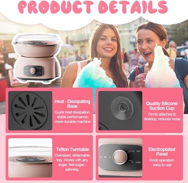 Машина для виробництва цукрової вати для дому, потужність 500 Вт ADDLIVE