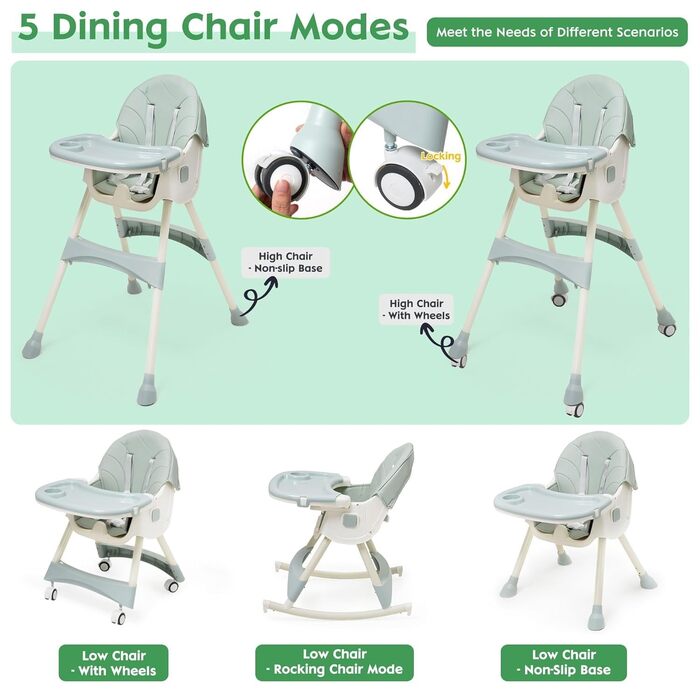 Дитячий стільчик для годування від 6 місяців Maycoly