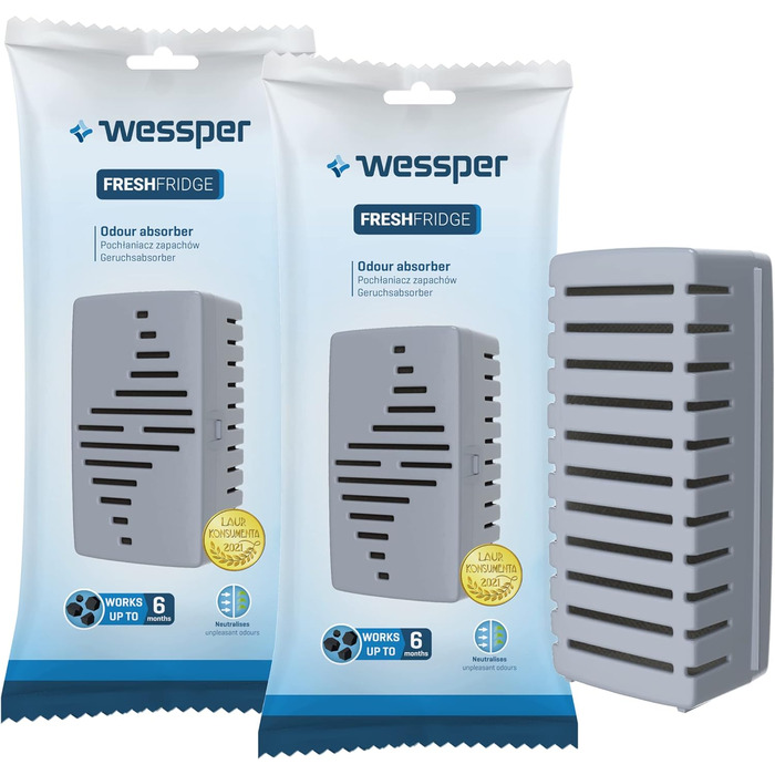 Натуральний нейтралізатор запахів для холодильника 2 шт Wessper