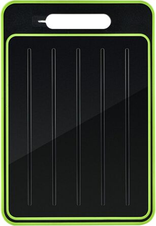Дошка для розморожування та нарізання 36,5 х 25 см, чорний/зелений SMELEYOU