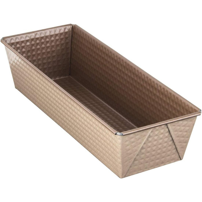 Форма для торта Zenker 7355 King 30 см MOJAVE GOLD, форма для випічки з листової сталі, форма для хліба з армованим керамікою антипригарним покриттям (колір червоне дерево/золото), кількість