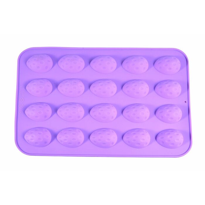 Форма для льда и шоколада Fissman 20 ячеек Перепелиные яйца 28x19x1,2 см (6554)