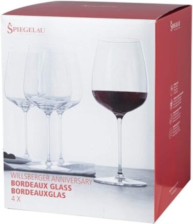 Набір для мартіні з 4 предметів, кришталеве скло, 260 мл, Willsberger Anniversary, 1416150 (келихи Бордо)