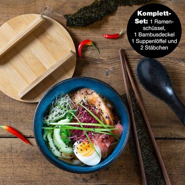 Набір для супу рамен на 1 особу, 5 предметів Moritz & Moritz