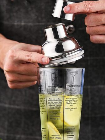 Набір шейкерів для коктейлів із 4 предметів, 400 мл ASIFMTHOT