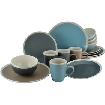 Набір посуду на 4 персони, 16 предметів, Nordic Living Cool Creatable