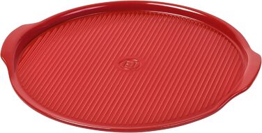 Камень для пиццы 37 см красная Emile Henry