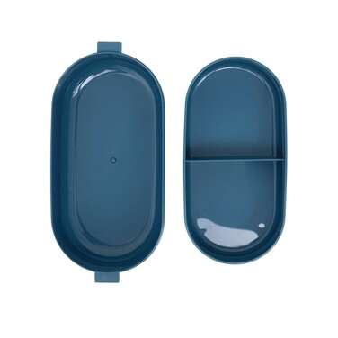 Ланч-бокс Fissman подвійний 19х9х8,7 см / 800 мл, колір коричнівий пластик (16745)