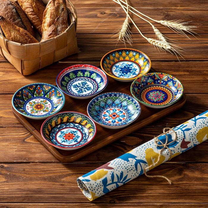 Набір з 6 керамічних мисок для соусу Besmeety