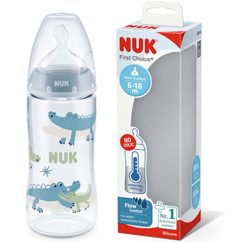 Бутылочка для кормления 360 мл, синий First Choice NUK