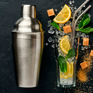 TIN06XL Шейкер 4 л, h 39 см, сталь 18/10