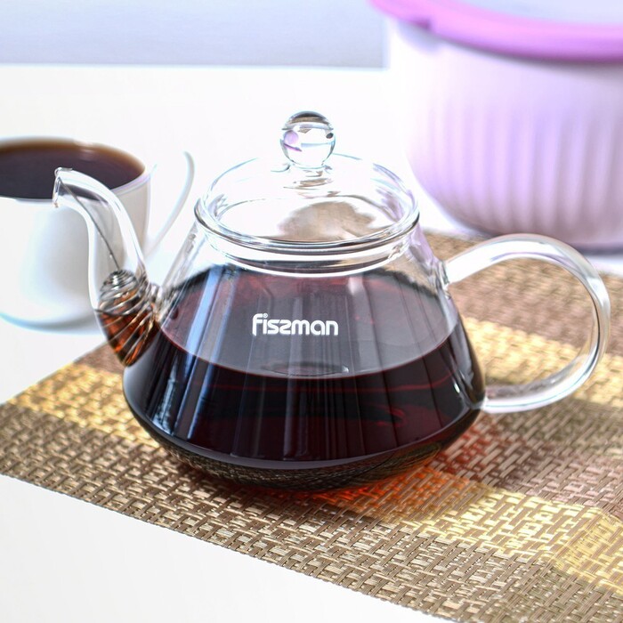 Чайник для заварювання 1000 мл зі сталевим фільтром Fissman