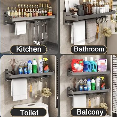 Настінний органайзер для кухонного приладдя 50 см Generisch