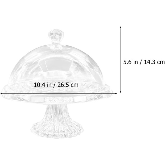 Підставка для торта з кришкою 26,5 см Cabilock